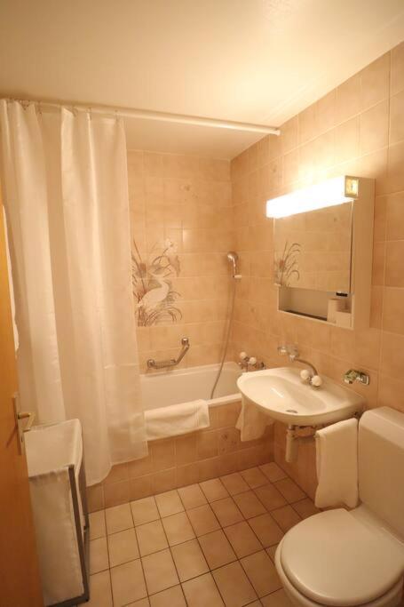 Comfortable, Very Well Located Between Train Station And Lake! 洛桑 外观 照片